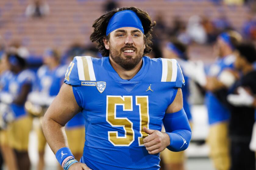 UCLA Bruins long snapper Jack Landherr IV (51). (Photo by Ric Tapia/Icon Sportswire via Getty Images)