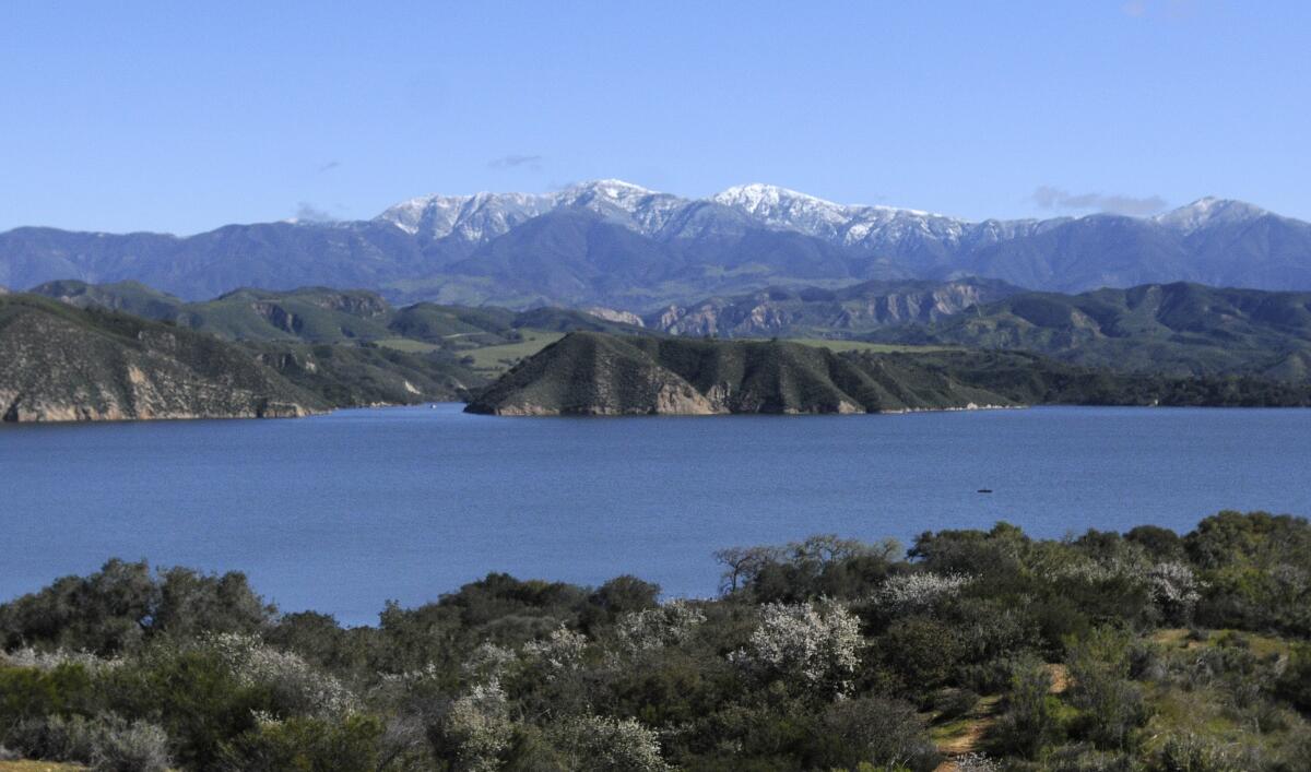  Cachuma Lake, a reservoir in the Santa Ynez Valley, is currently at 100% capacity. 