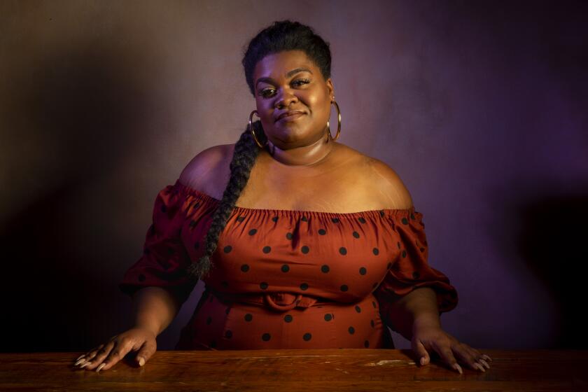 TORONTO, ONT., CAN -- SEPTEMBER 08, 2019-- Actor Da’Vine Joy Randolph, from the film "Dolemite Is My Name," photographed in the L.A. Times Photo Studio at the Toronto International Film Festival, in Toronto, Ont., Canada on September 08, 2019. (Jay L. Clendenin / Los Angeles Times)
