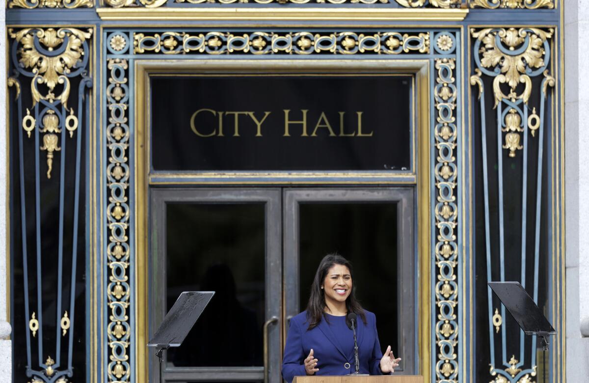 San Francisco Mayor London Breed.