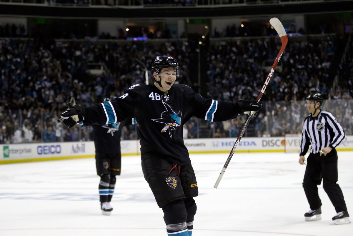 Tomas Hertl's return has been instrumental in San Jose's strong showing against the Kings.