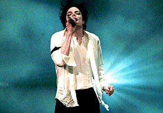 Jackson performs during the 1995 MTV Video Music Awards at Radio City Music Hall in New York City.