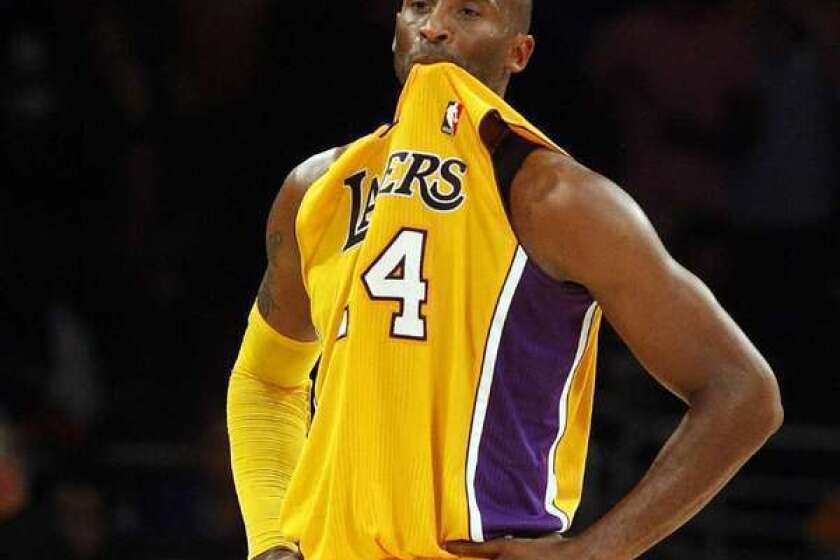 The Lakers' Kobe Bryant