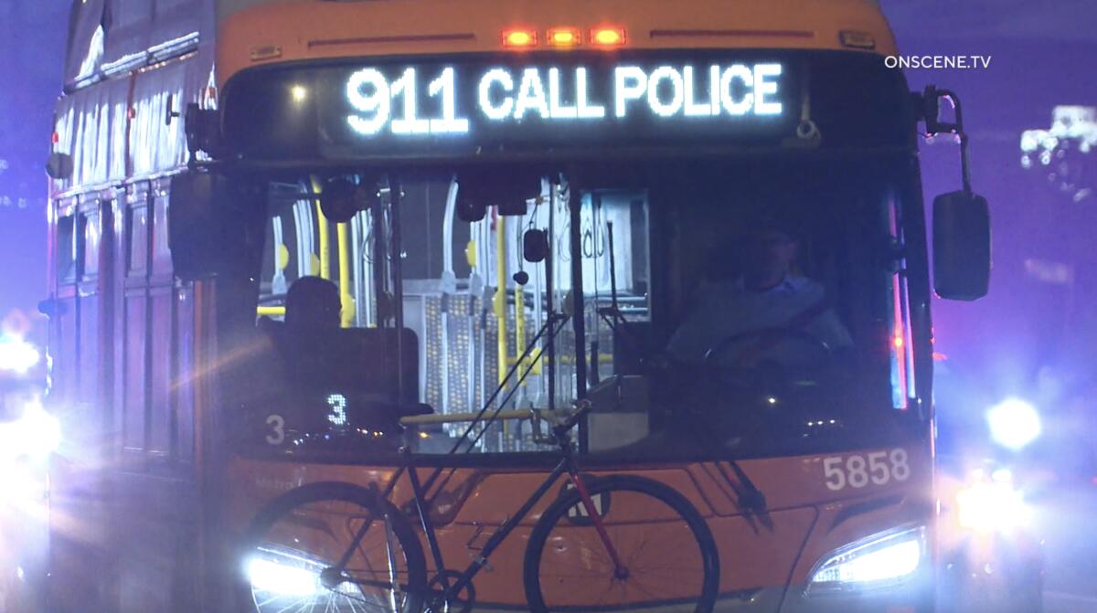 Passenger killed in L.A. Metro bus hijacking is identified - Los ...
