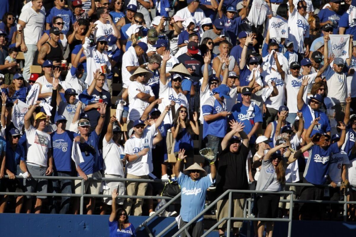 It looks like there will be plenty of fans at Dodger games next season.