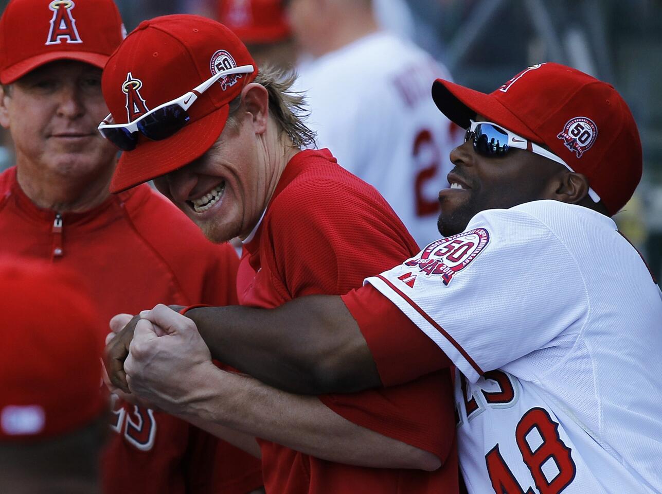 Jered Weaver, Torii Hunter