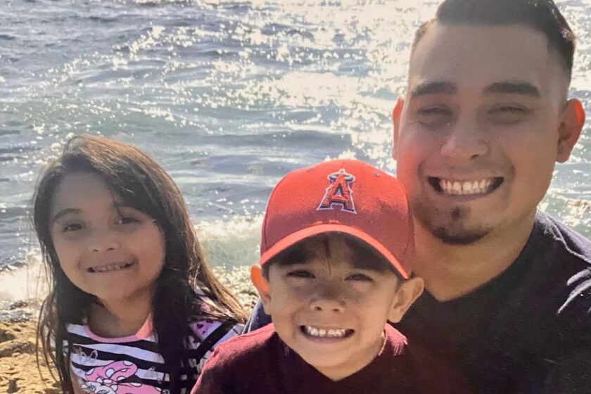 Richard Matus, Jr., and his kids