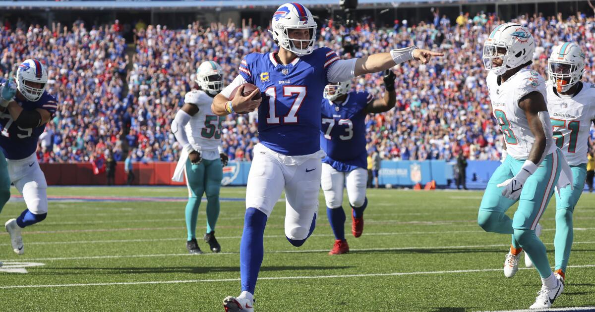 The Bills are still the team to beat in the AFC East, as they showed by  dominating Miami - The San Diego Union-Tribune