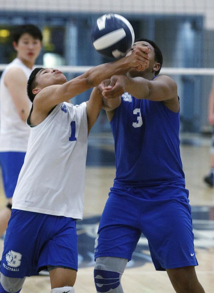 Photo Gallery: Crescenta Valley vs. Burbank in Pacific League boys’ volleyball