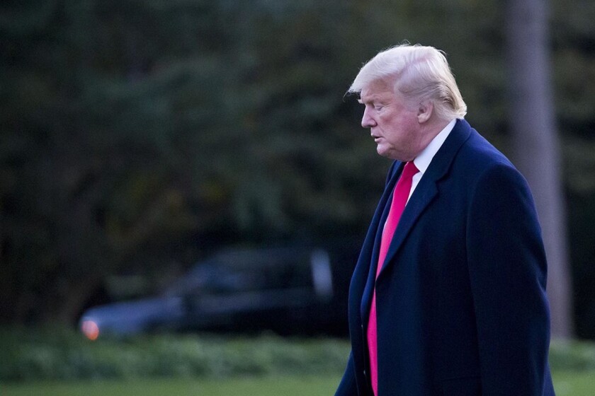 Trump Se Une A La Creciente Lista De Dirigentes Con Covid 19 Los Angeles Times