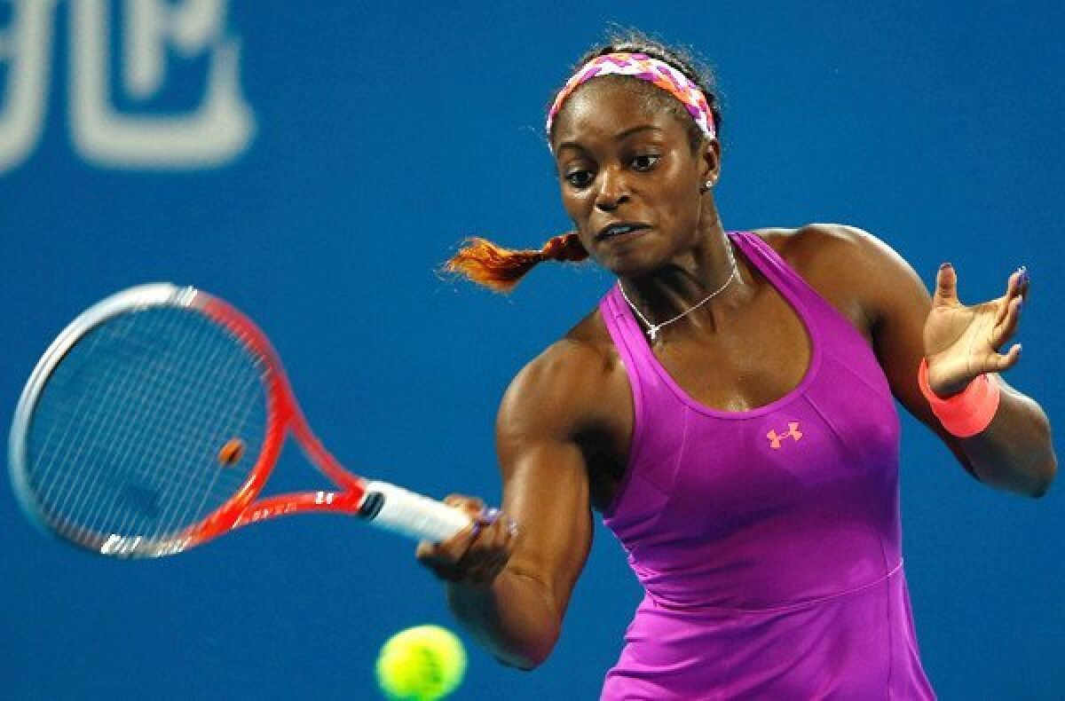 Sloane Stephens is currently ranked No. 12 in the world.