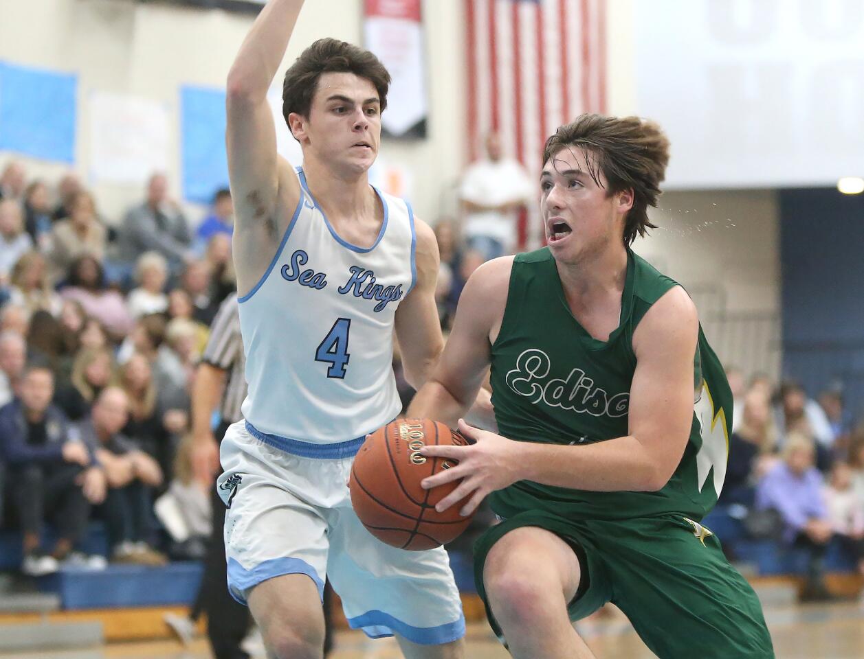 Photo Gallery: Edison vs. Corona del Mar in boys’ basketball