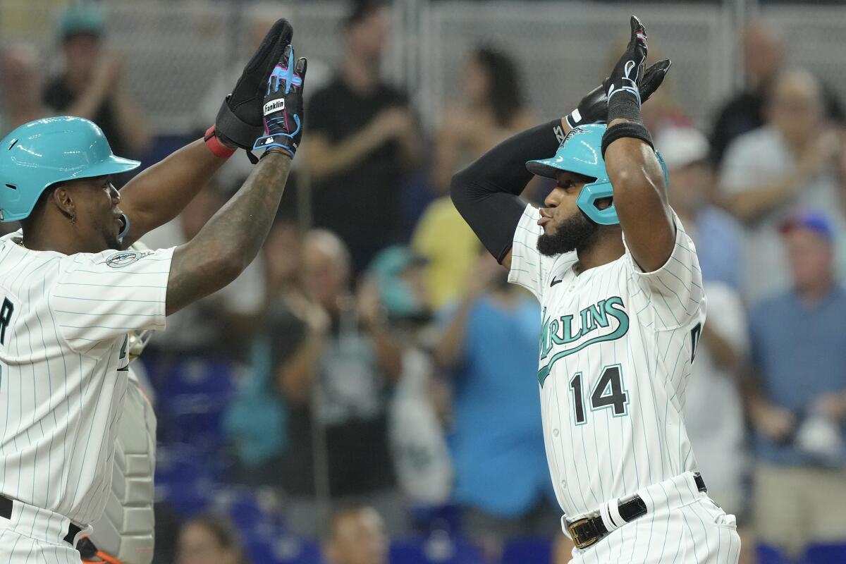 Jon Berti's 2nd hit of the game was a tiebreaking RBI single in 8th as  Marlins beat Tigers - The San Diego Union-Tribune
