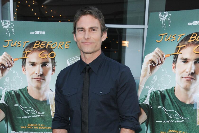 Actor Seann William Scott arrives at the L.A. Screening of "Just Before I Go."