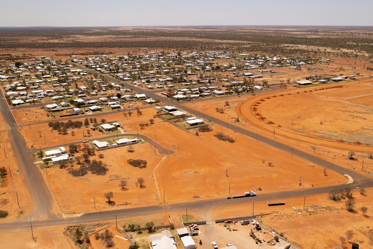 La localidad de Quilpie, en el Outback de Australia