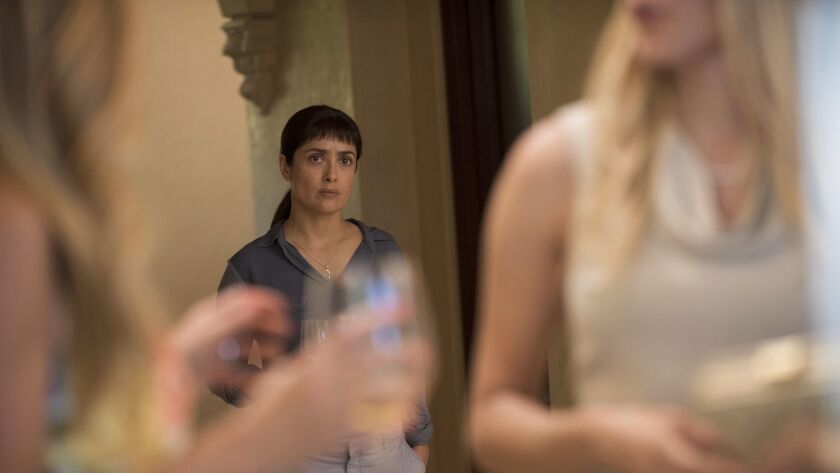 Salma Hayek in "Beatriz at Dinner" from director Miguel Arteta, an official selection of the Premieres program at the 2017 Sundance Film Festival.
