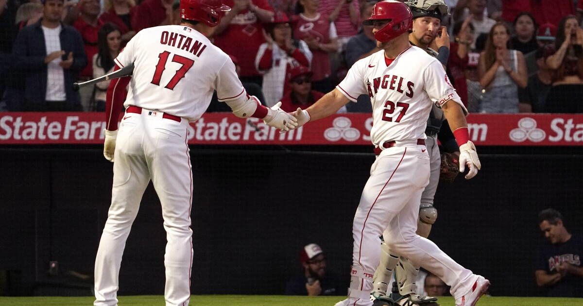 Mike Trout homers again to established job report against Mariners, but Angels reduce