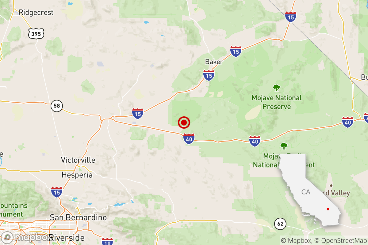 Earthquake Magnitude 3.2 quake hits near Barstow Los Angeles Times