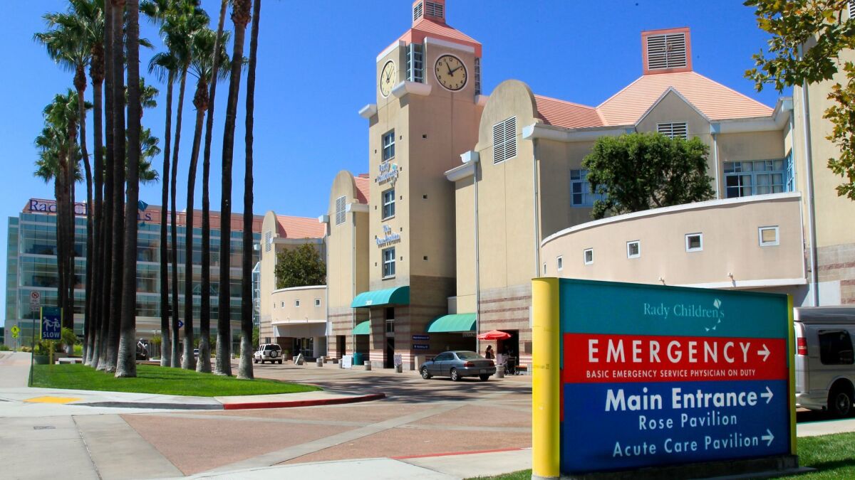 San Diego philanthropists have pledged $6 million to help create what is believed to be the nation's first pediatric psychiatric emergency department at Rady Children's Hospital.