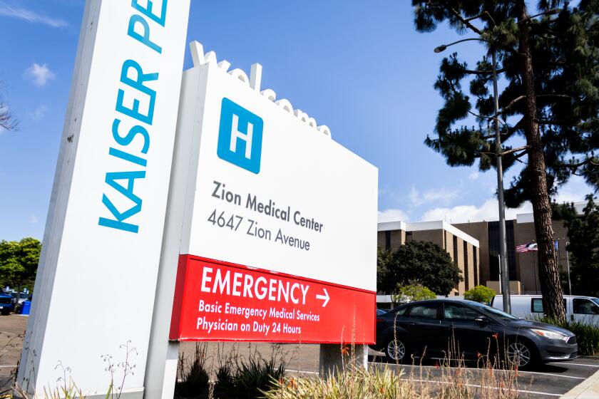 San Diego, CA - June 6: Kaiser Permanente Zion Medical Center on Tuesday, June 6 San Diego, CA.