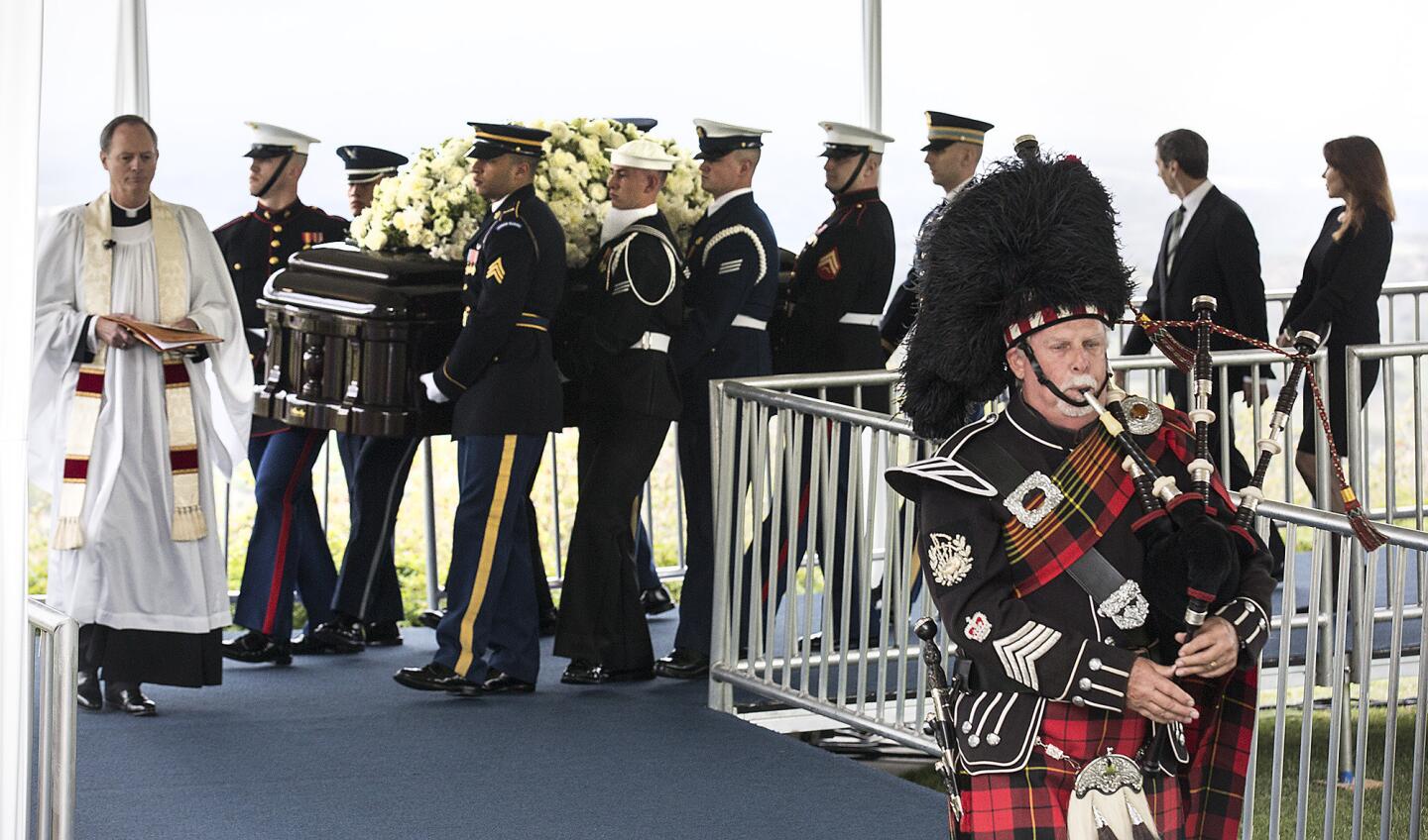 Nancy Reagan's funeral