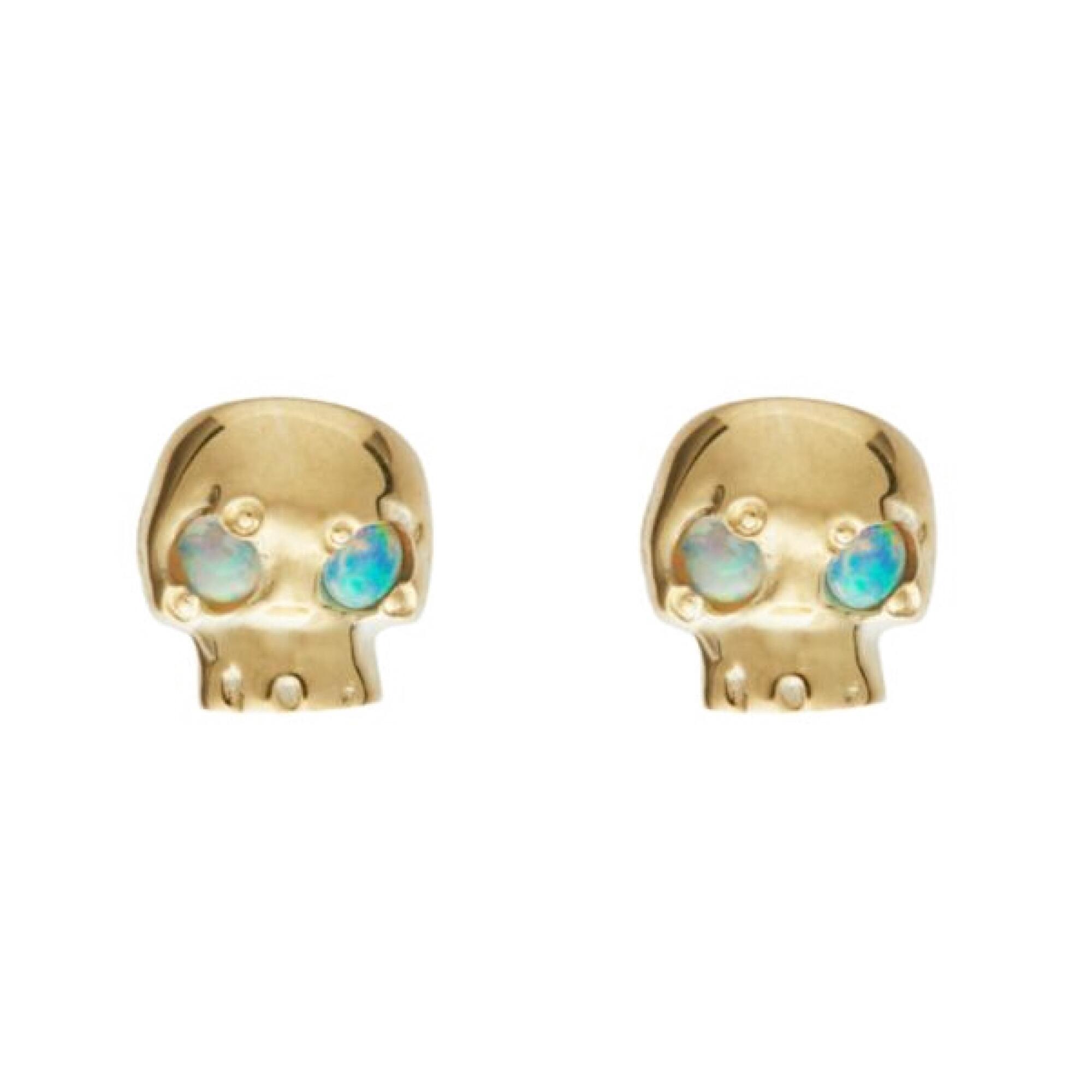 Skull earrings by Talon Jewelry