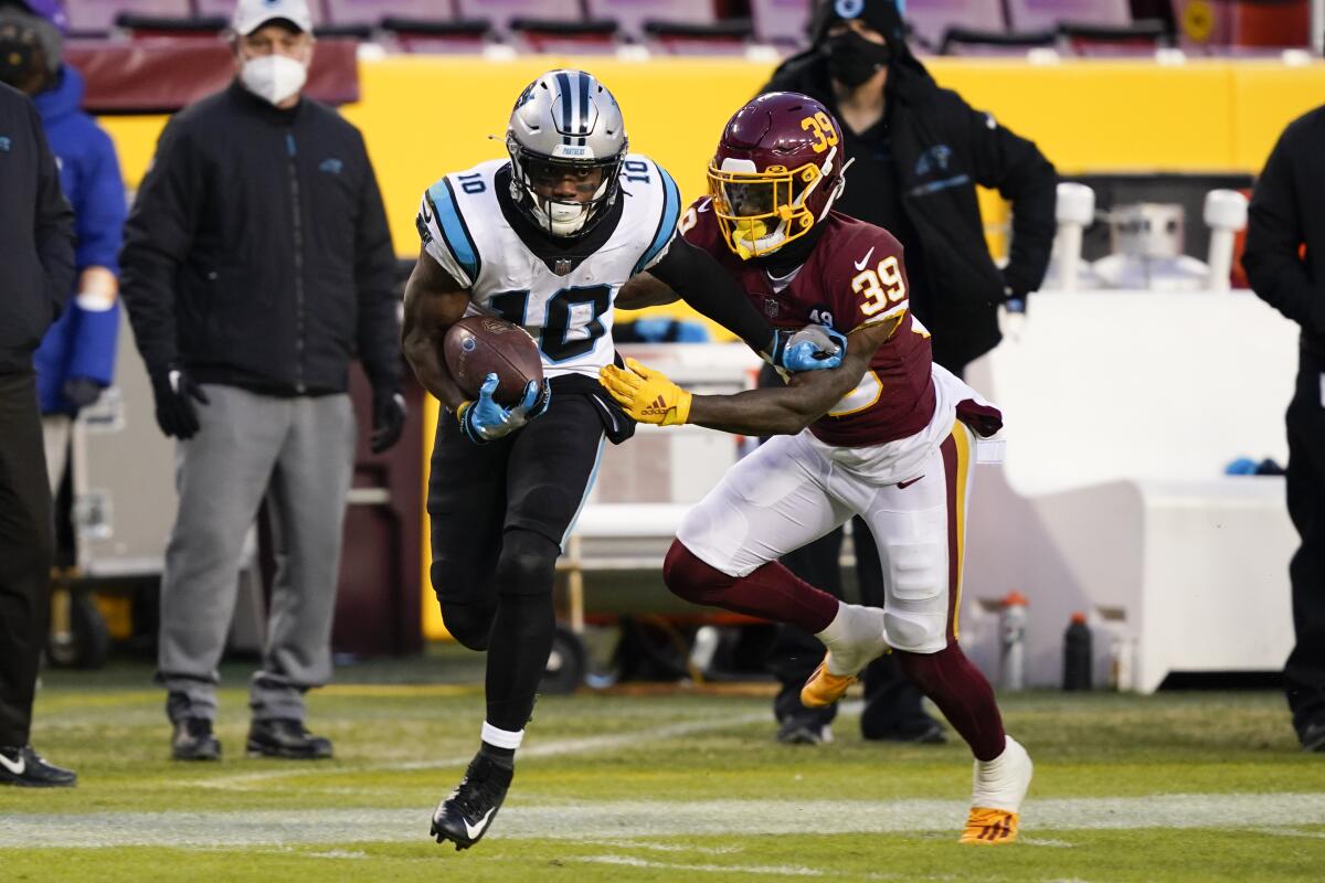 Panthers face growing dilemma on whether to keep WR Samuel - The