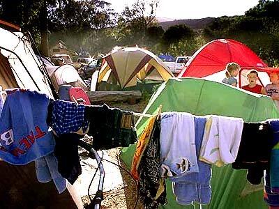 Camping at Refugio State Beach