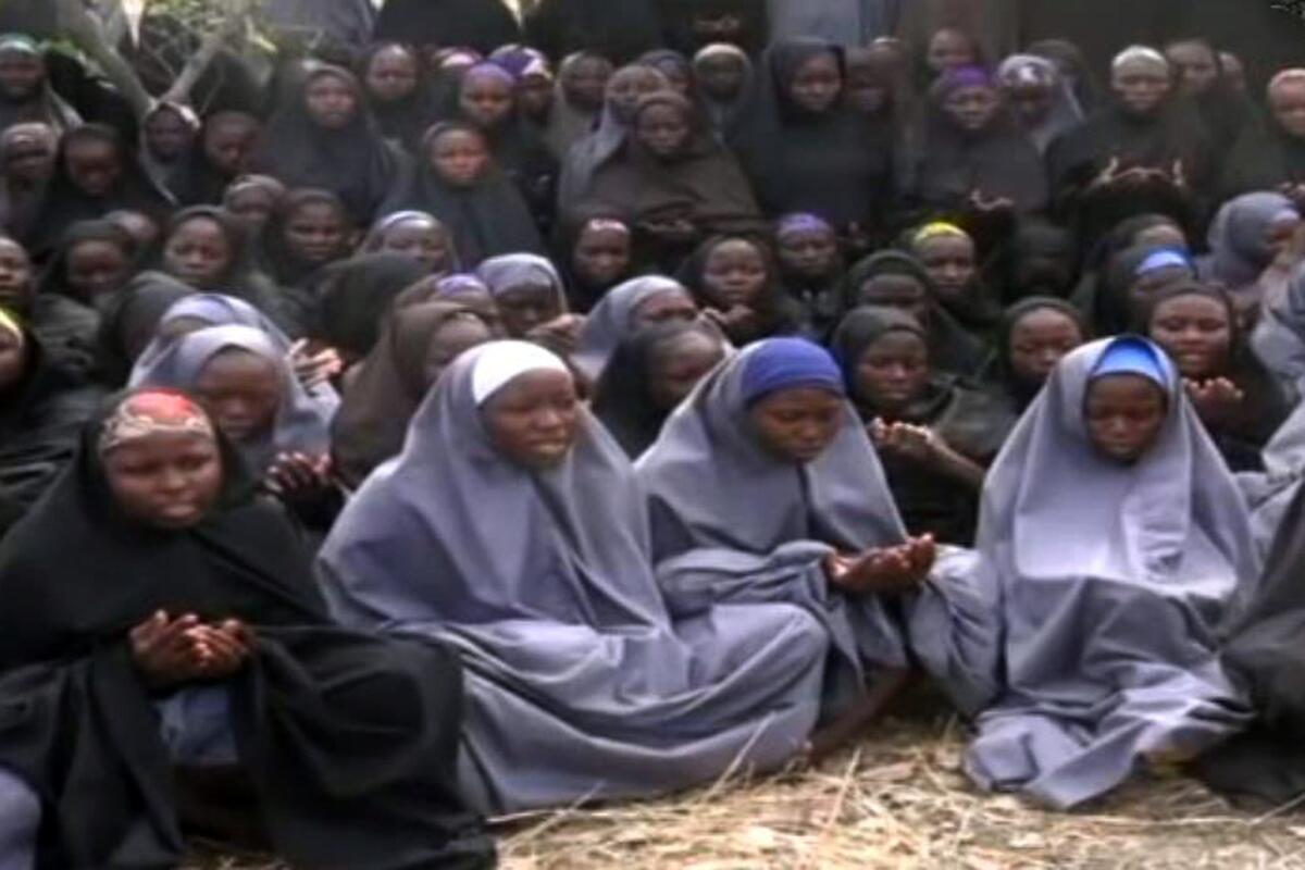 A video released on May 12, 2014, purports to show the hundreds of schoolgirls abducted in Nigeria by Boko Haram.
