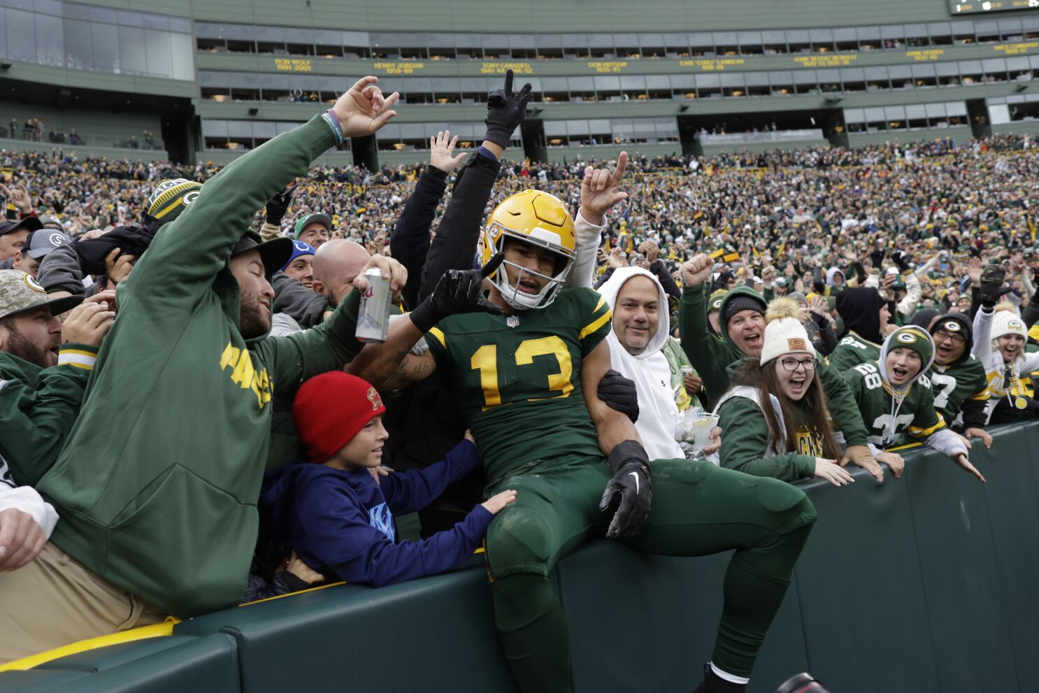 Allen Lazard has four touchdowns for the Packers in the 2022 season