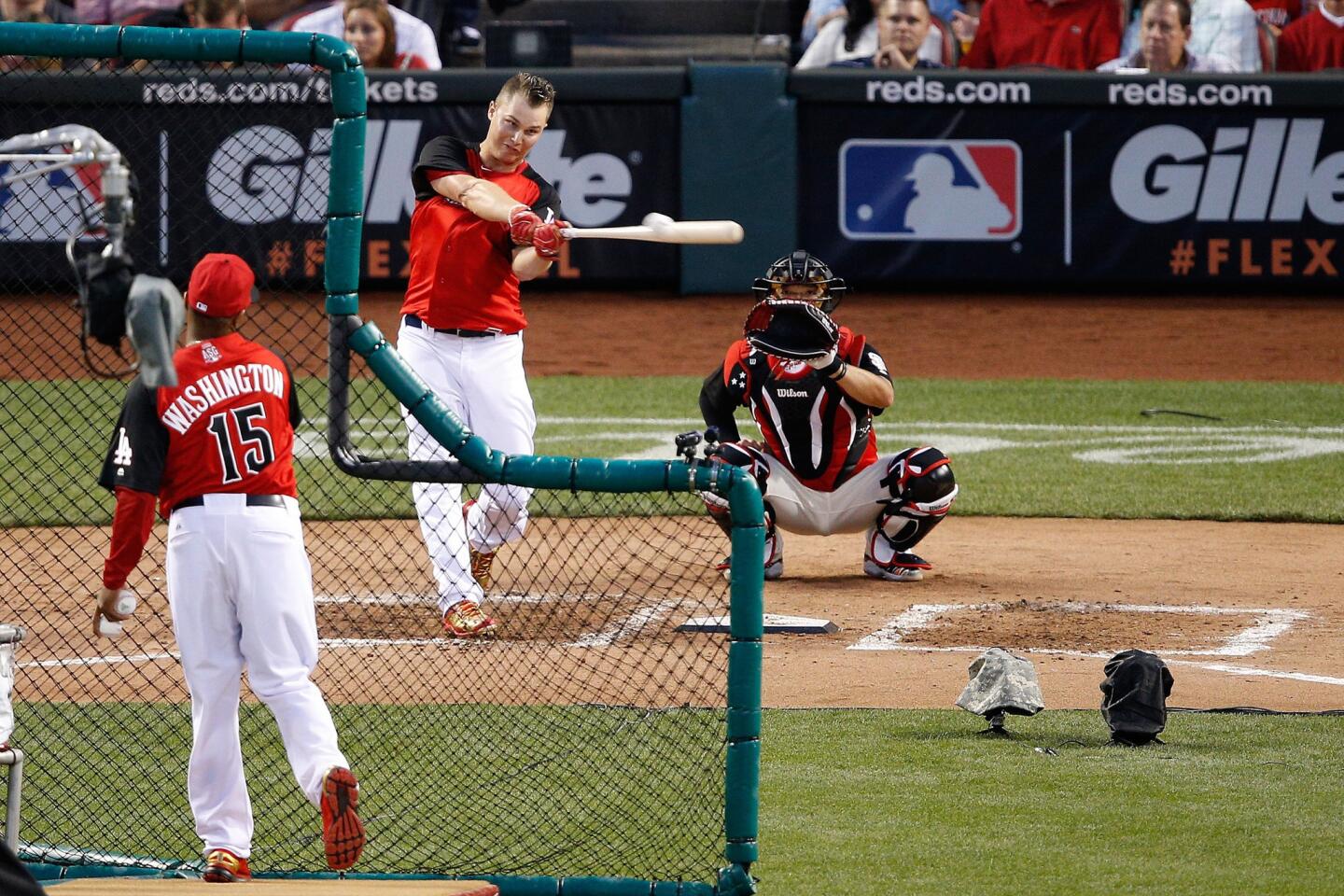 Pujols, Champ Pederson steal show at Home Run Derby