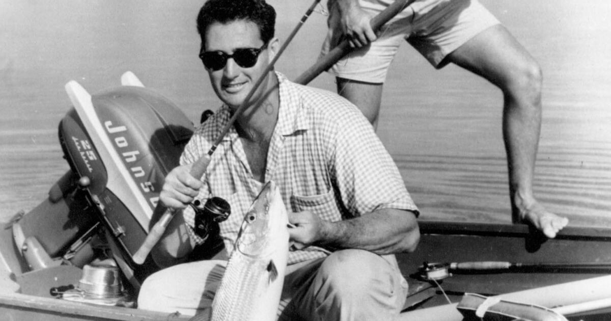 Ted Williams Fishing Ohh the connection between baseball and fishing..