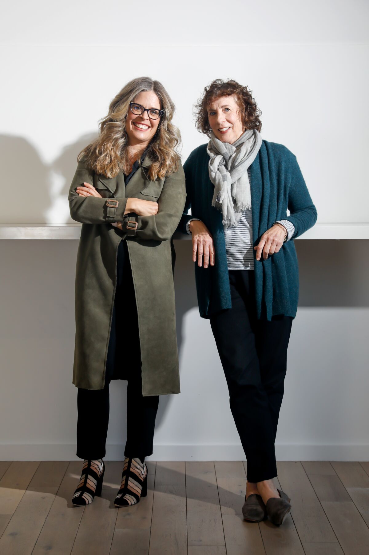 Jennifer Lee, left, and Irene Mecchi, who wrote the librettos for the Disney musicals "Frozen" and "The Lion King."