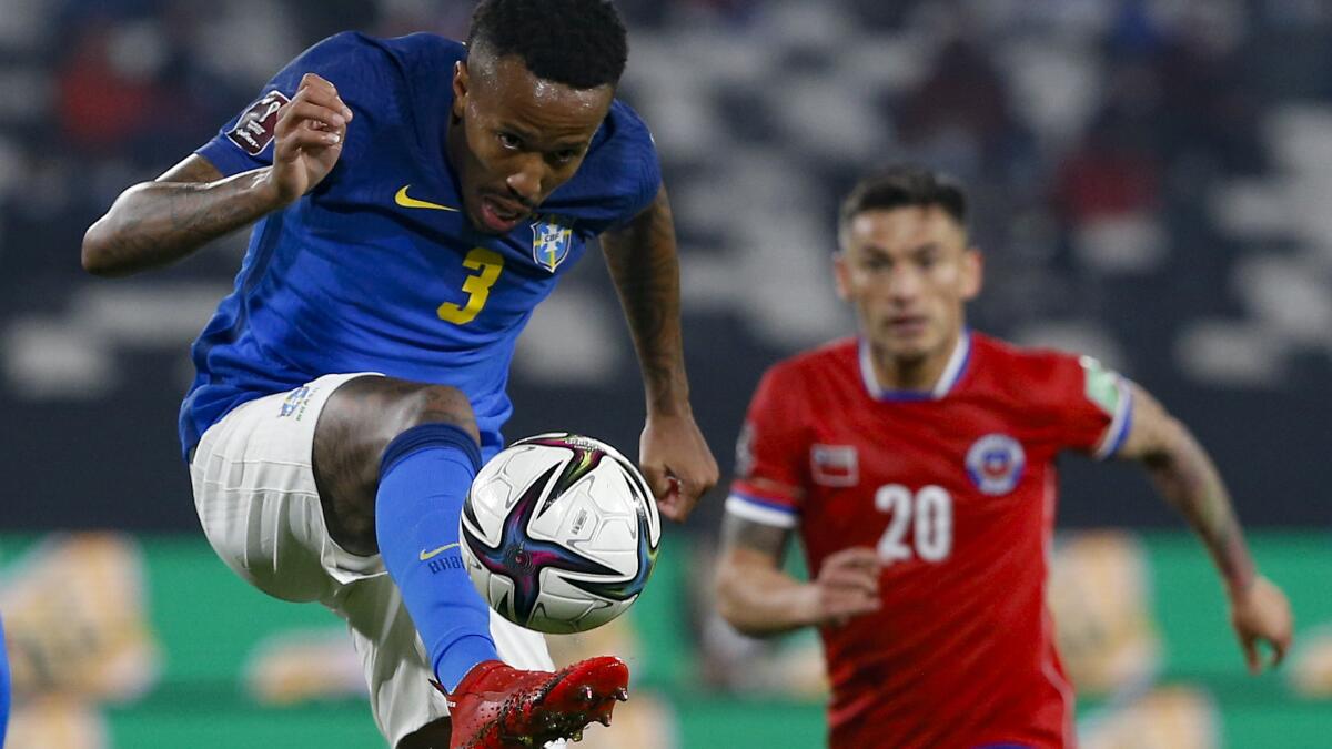 Bolivia's The Strongest soccer team player Roger Suarez , top