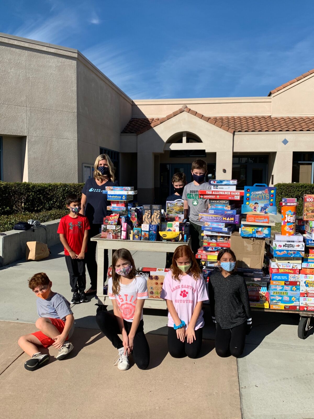 Sage Canyon families gave generously.