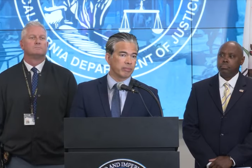 California Attorney General Rob Bonta announces arrests in connection with an organized retail theft spree targeting jewelry stores on May 31, 2024.