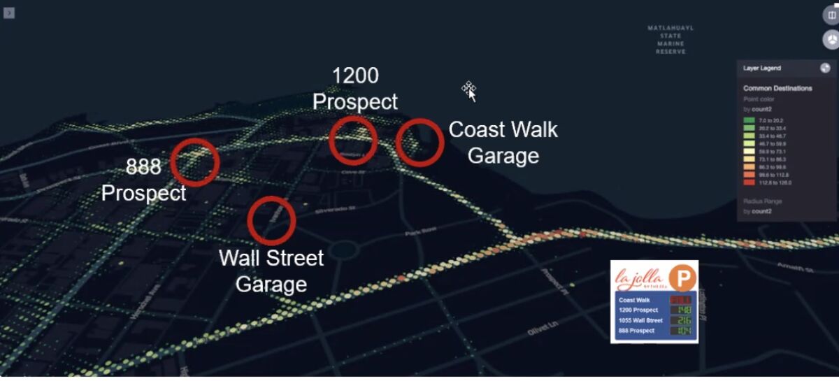 The Coastal Access and Parking Board's parking directional sign project would direct traffic to four garages in The Village.