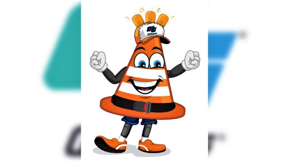 Caltrans recently unveiled a new mascot and asked students to name it in a statewide contest. Meet Safety Sam.