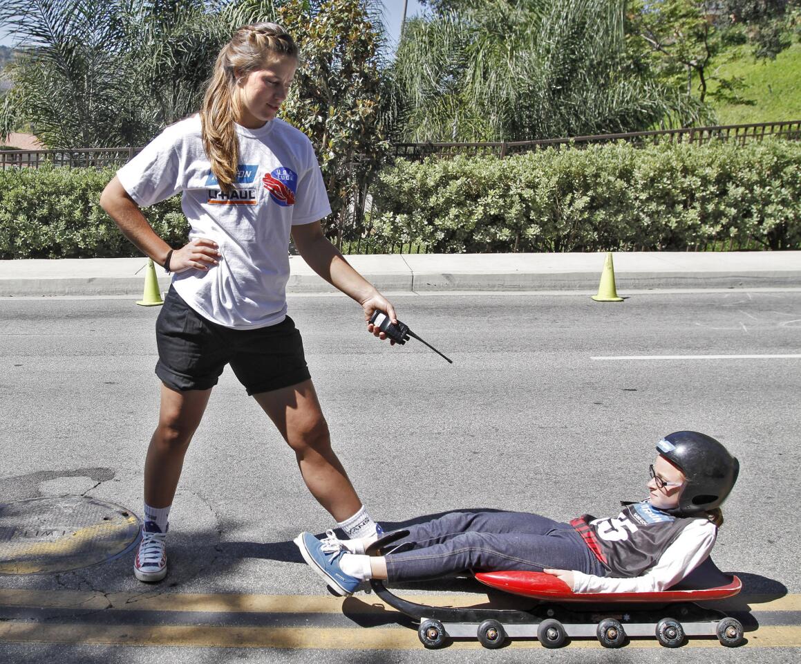 Photo Gallery: Kate Hansen comes home to La Canada with the U.S.A. Luge Slider Search team