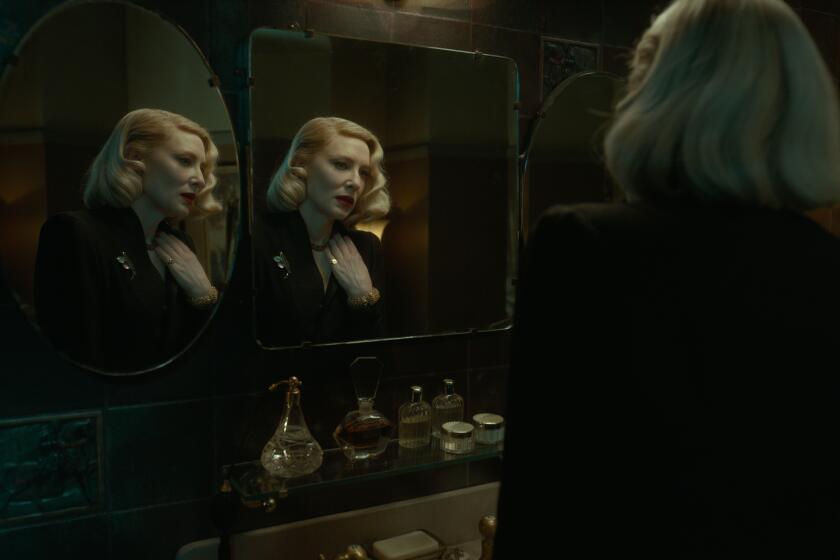 Cate Blanchett in the film NIGHTMARE ALLEY. Photo by Kerry Hayes. ? 2021 20th Century Studios All Rights Reserved