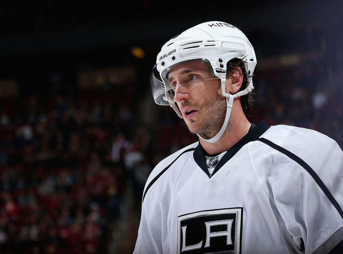 Mike Richards, shown with the Kings on Dec. 4, was put on waivers by the Kings right after the All-Star break and cleared on Jan. 27.