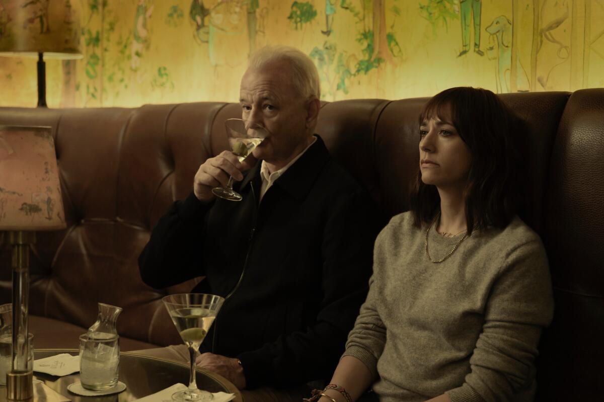 Bill Murray and Rashida Jones in Sofia Coppola's "On the Rocks."