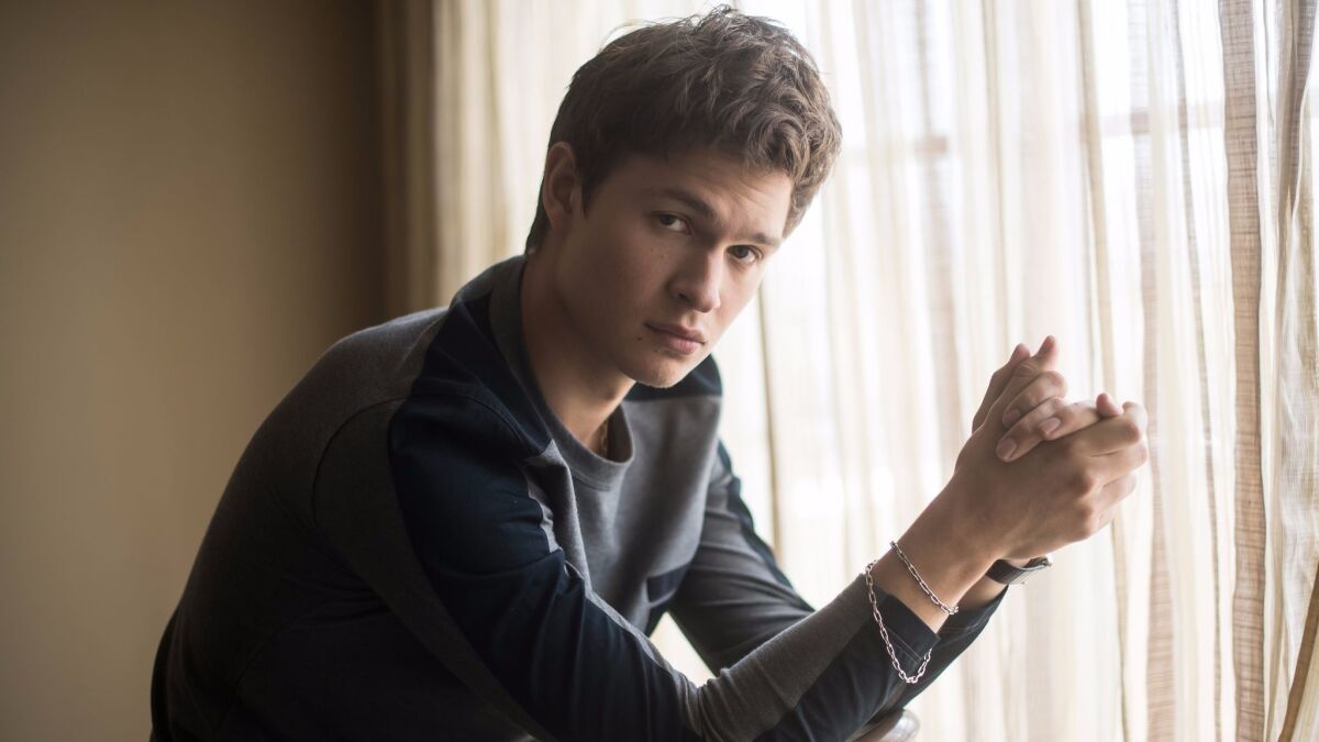 Actor and musician Ansel Elgort, photographed in Beverly Hills, stars in "Baby Driver."