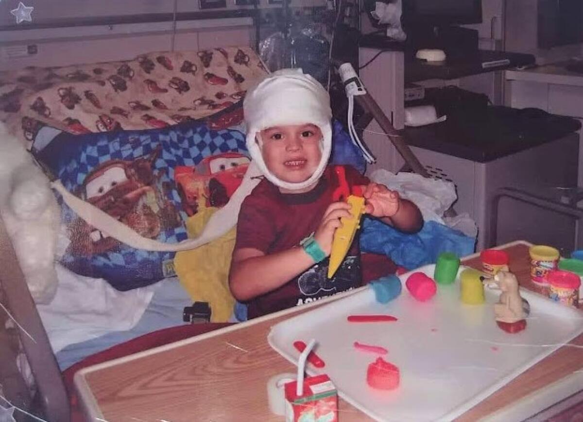 Nolan Torres at Children's Hospital Orange County in 2006.