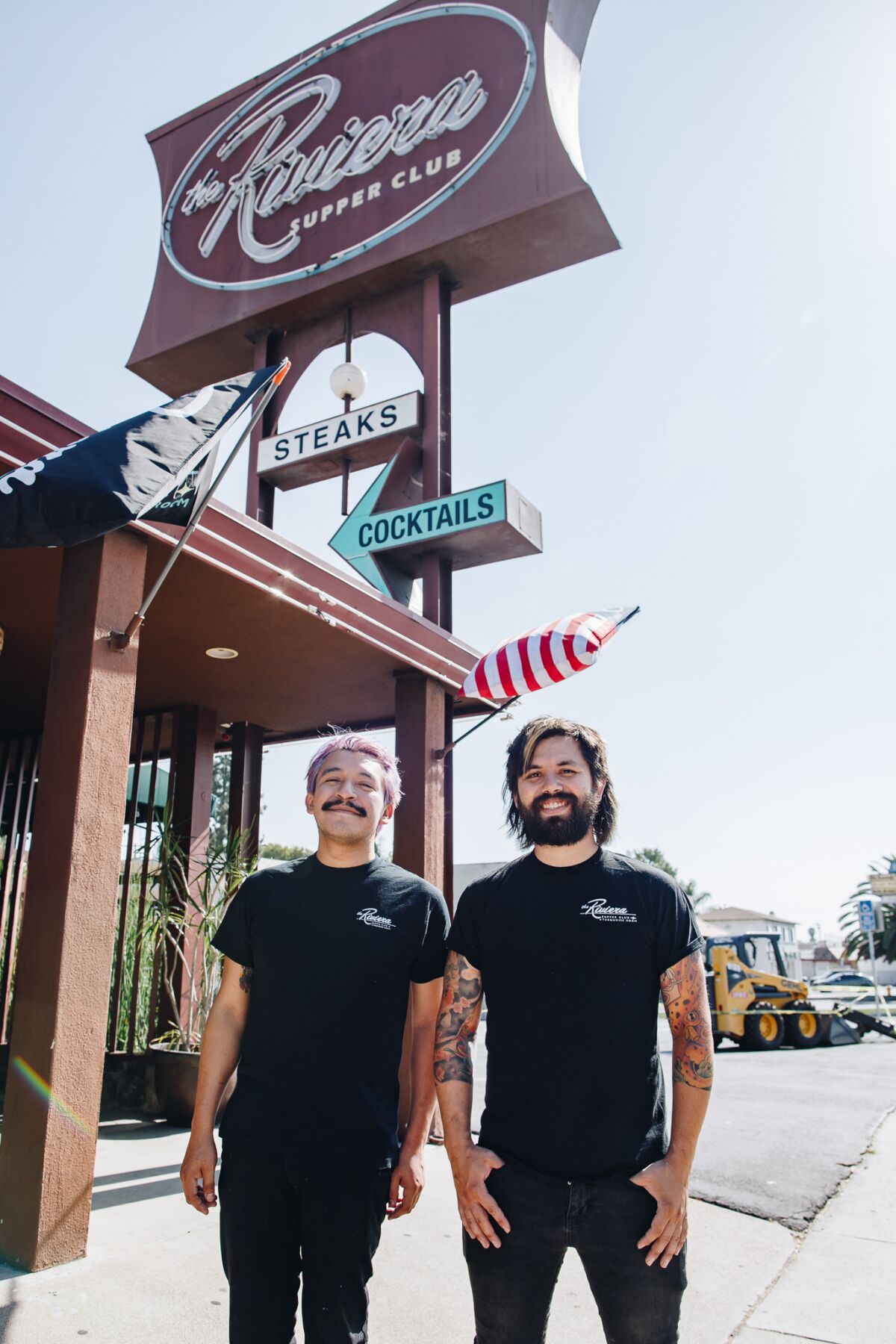 Lance Felix (left) and Derek "D.J." Mull are managing partners at the Riviera Supper Club and Turquoise Room in La Mesa.