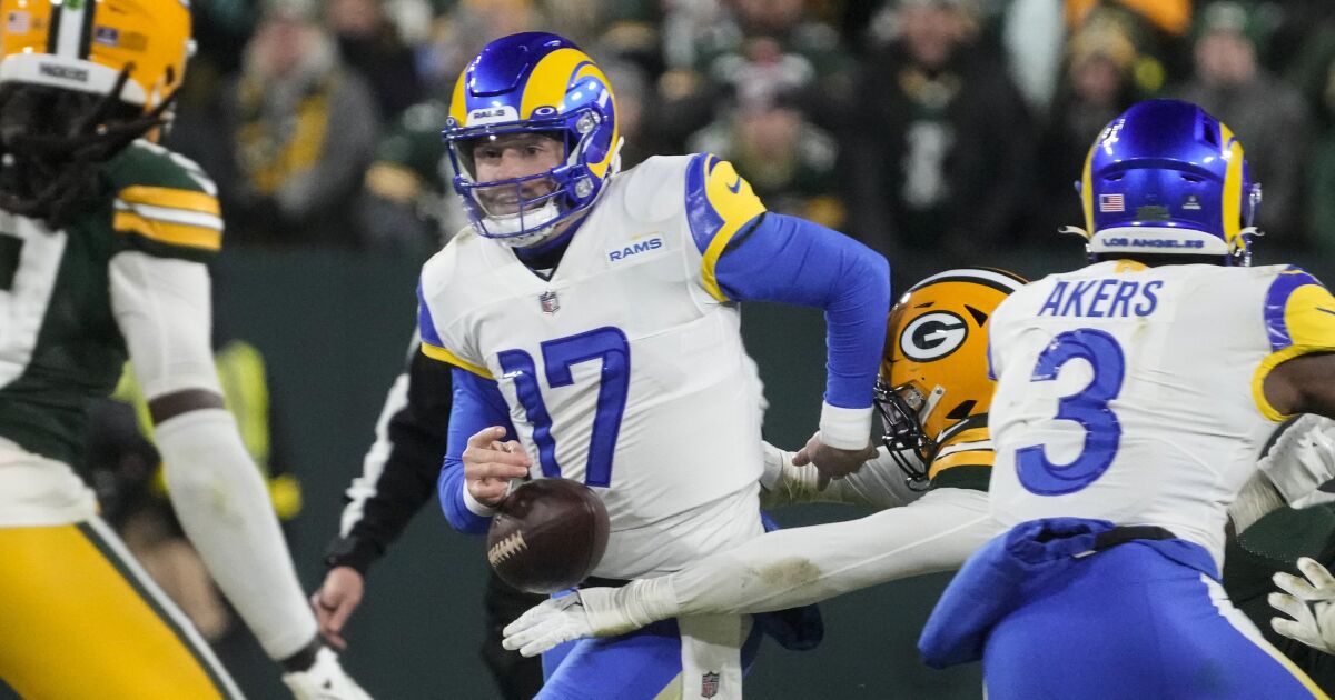 No Baker Mayfield magic this time as Packers roll over Rams, eliminate champs