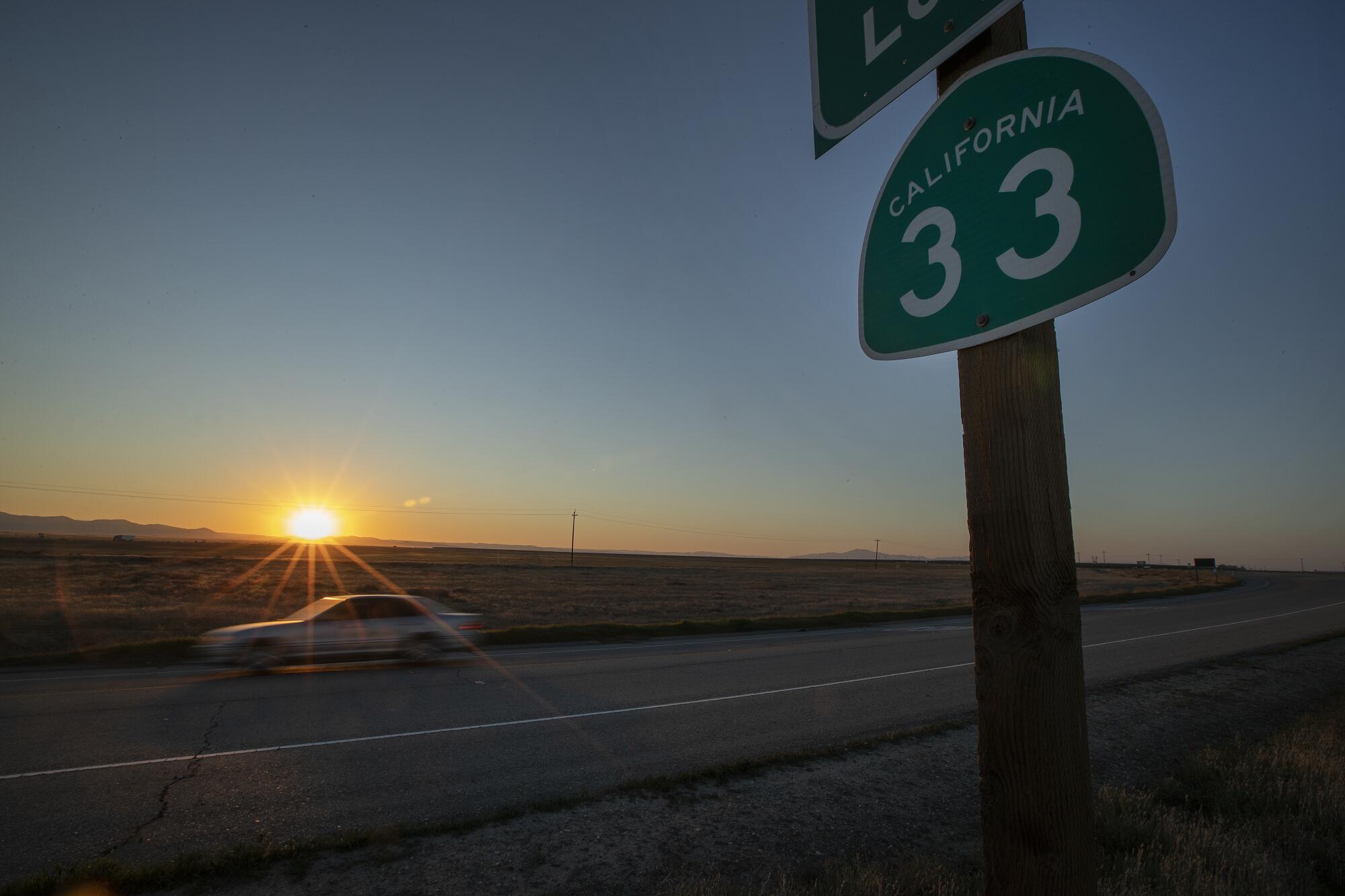 Route 33 near Blackwells Corner