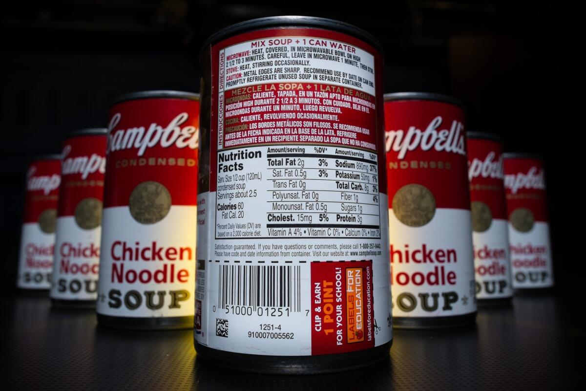 Some of the nation's largest food companies, including Campbell Soup Co., have cut more than 6 trillion calories from their food products, a new study said.