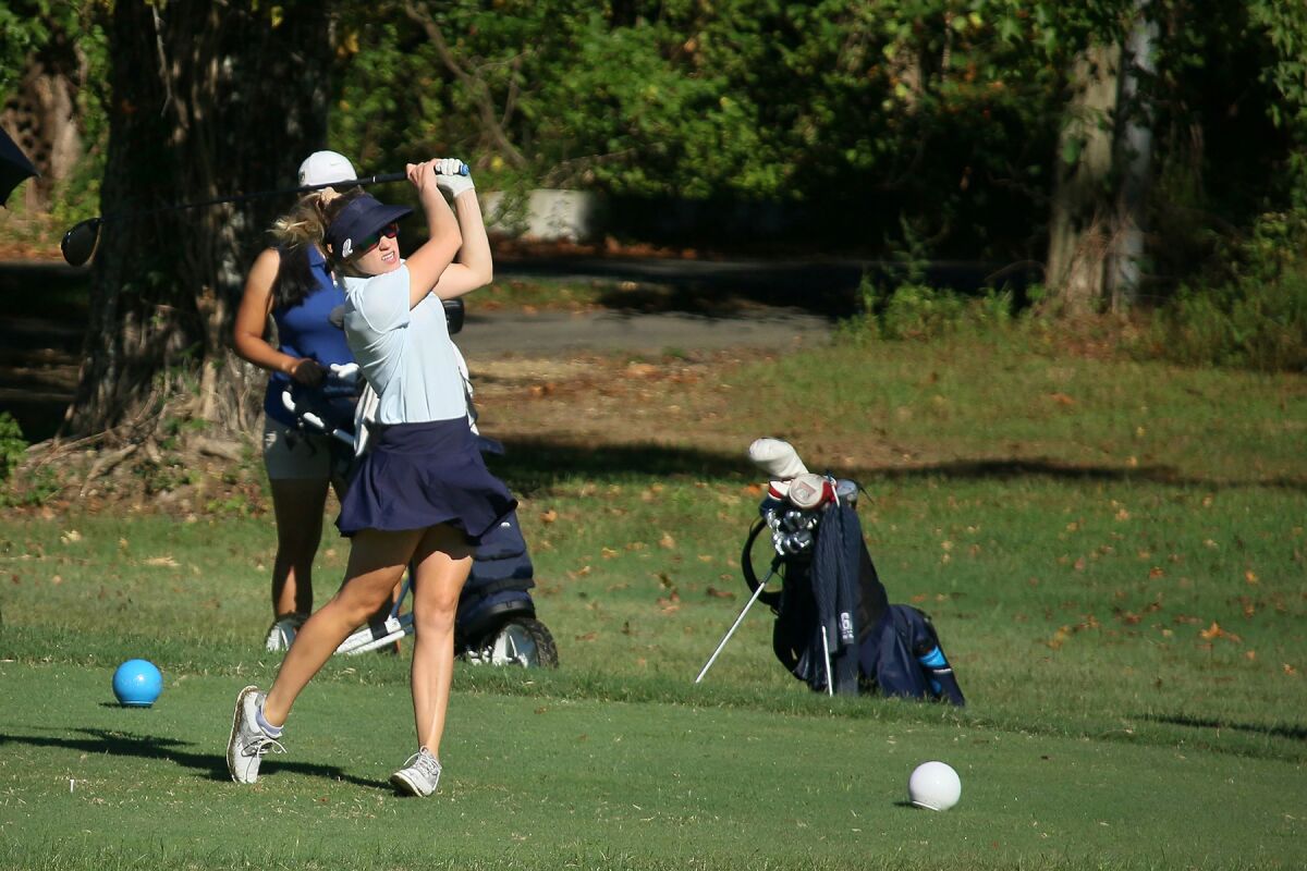 La Jolla native Lt. Cmdr. Laurel Gill won the Navy golf championship.