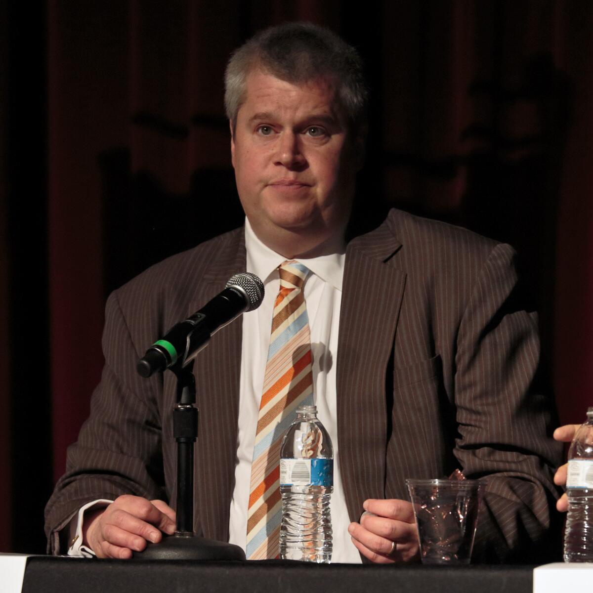 "Never live your life in such a way that you have to regret anything," Daniel Handler, a.k.a. Lemony Snicket, told the audience at Sunday's Festival of Books. "That's sound."